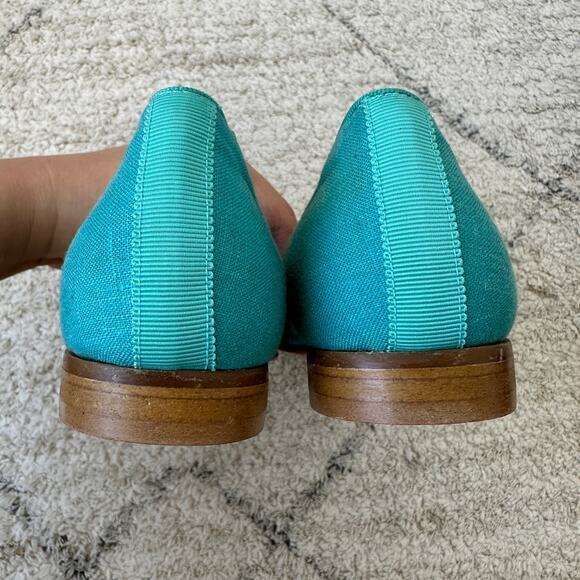 New Jon Josef Gatsby Linen Loafer Embroidered Hurricane Size 6.5 M - Picture 8 of 9